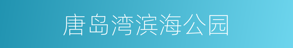 唐岛湾滨海公园的同义词