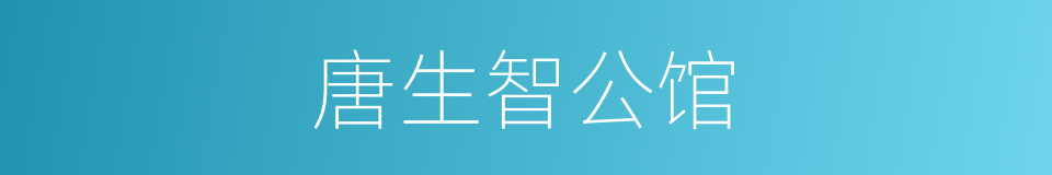唐生智公馆的同义词
