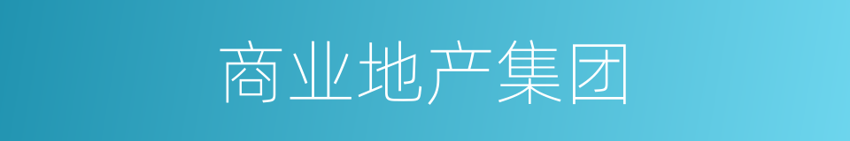 商业地产集团的同义词