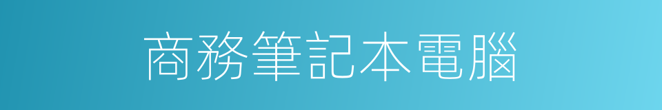 商務筆記本電腦的同義詞