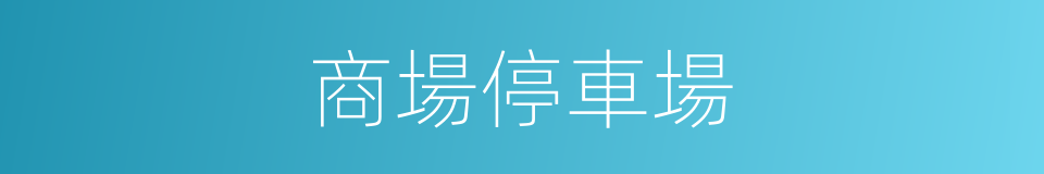 商場停車場的同義詞