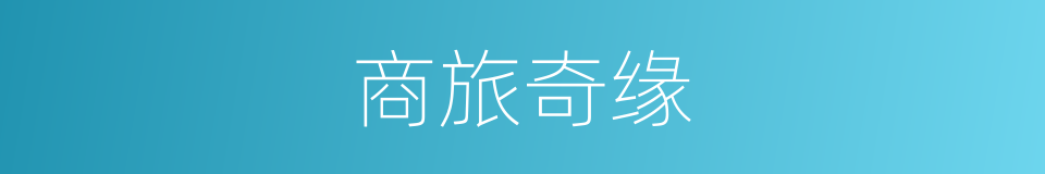 商旅奇缘的同义词