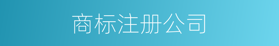 商标注册公司的同义词