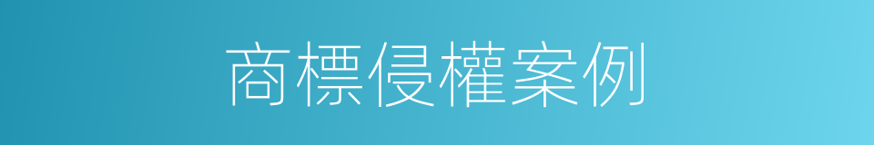 商標侵權案例的同義詞