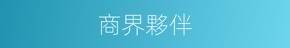 商界夥伴的同義詞