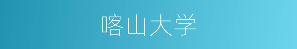 喀山大学的同义词