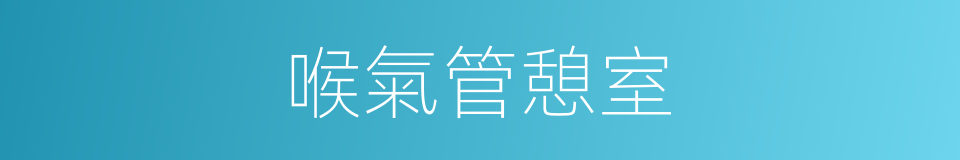喉氣管憩室的同義詞