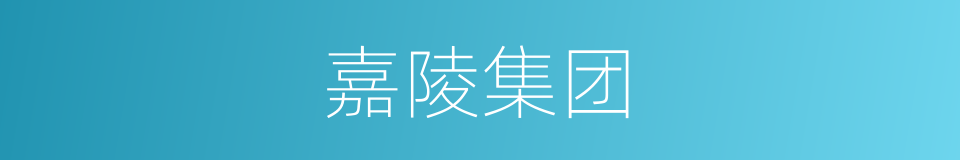 嘉陵集团的同义词