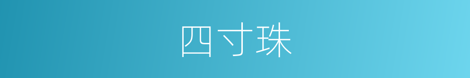 四寸珠的同义词