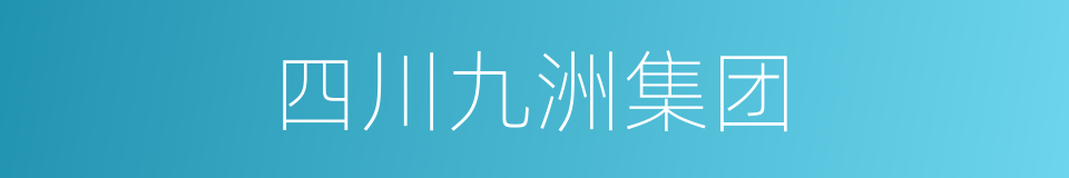 四川九洲集团的同义词