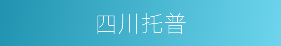 四川托普的同义词