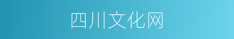 四川文化网的同义词