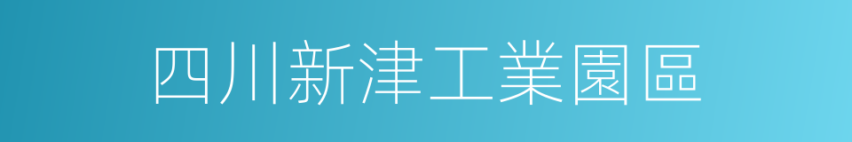 四川新津工業園區的同義詞