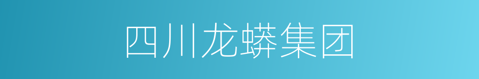 四川龙蟒集团的同义词