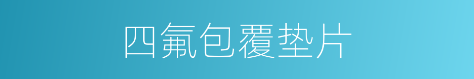 四氟包覆垫片的同义词