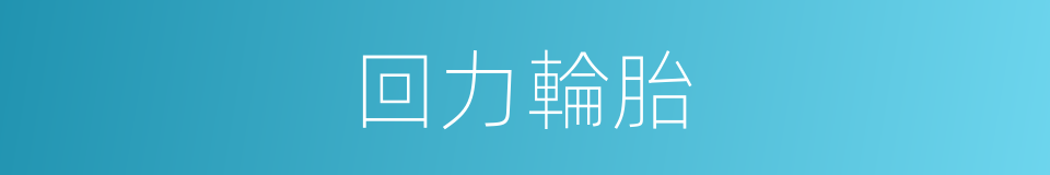 回力輪胎的同義詞