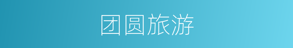 团圆旅游的同义词