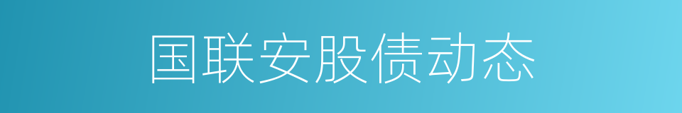 国联安股债动态的同义词