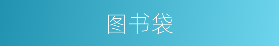 图书袋的同义词