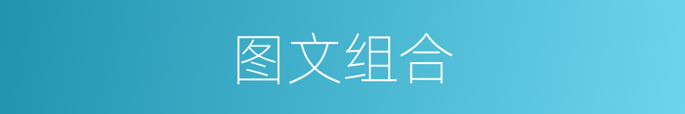 图文组合的同义词