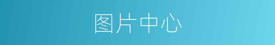 图片中心的同义词