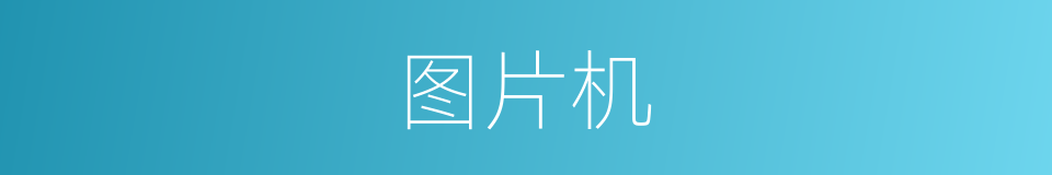 图片机的同义词