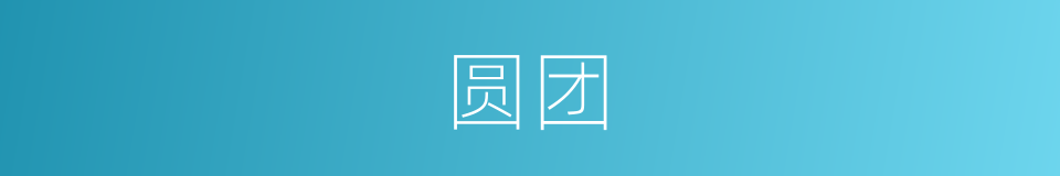 圆团的同义词