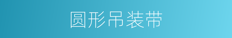 圆形吊装带的同义词