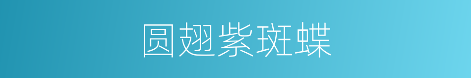 圆翅紫斑蝶的同义词