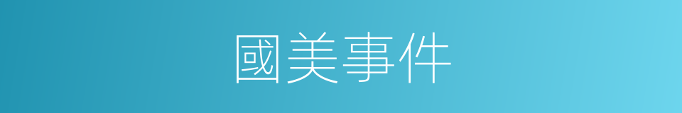 國美事件的同義詞