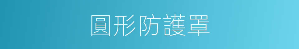 圓形防護罩的同義詞