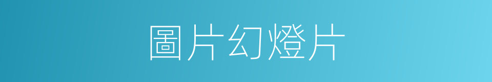 圖片幻燈片的同義詞