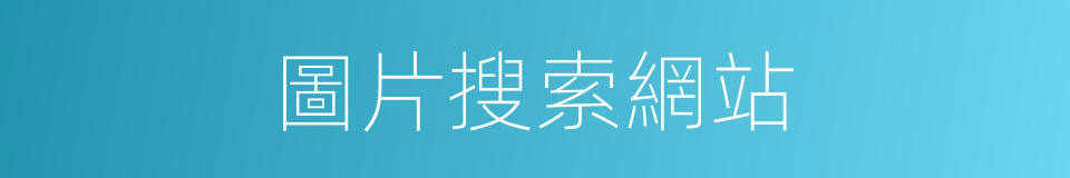 圖片搜索網站的同義詞