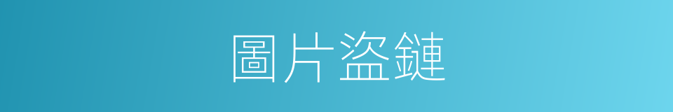 圖片盜鏈的同義詞