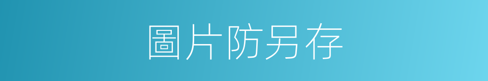 圖片防另存的同義詞