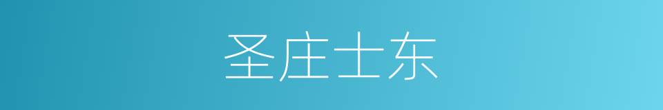 圣庄士东的同义词