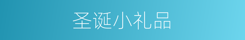 圣诞小礼品的同义词
