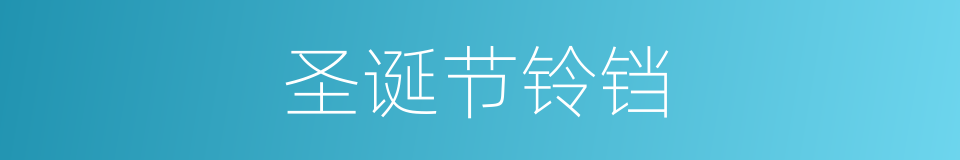 圣诞节铃铛的同义词