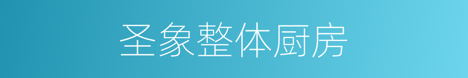 圣象整体厨房的同义词