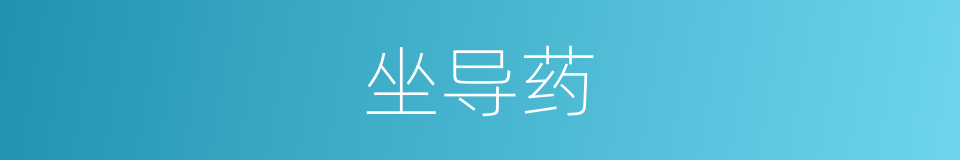 坐导药的同义词