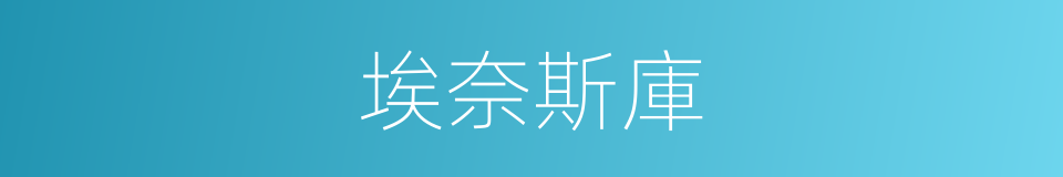 埃奈斯庫的同義詞