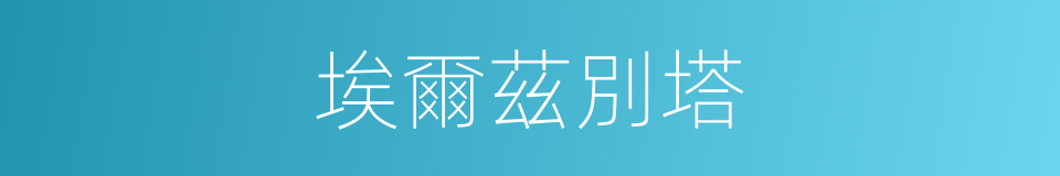 埃爾茲別塔的同義詞