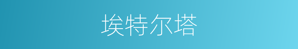 埃特尔塔的同义词