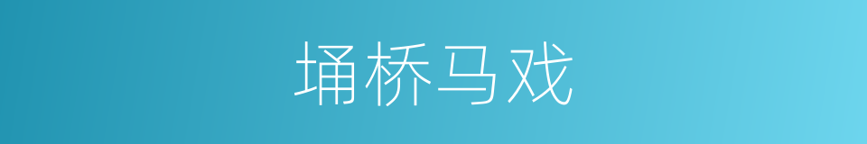 埇桥马戏的同义词