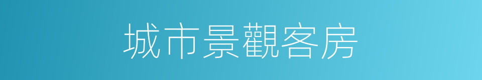 城市景觀客房的同義詞