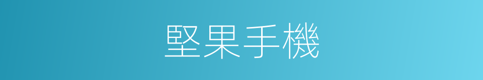 堅果手機的同義詞