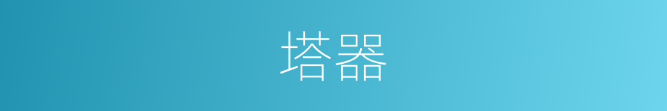 塔器的意思