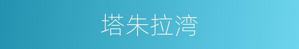 塔朱拉湾的同义词