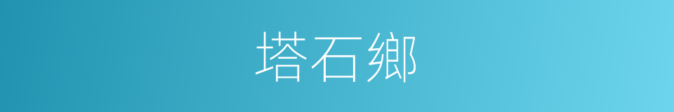 塔石鄉的同義詞
