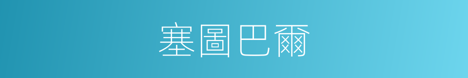 塞圖巴爾的同義詞